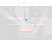 Tablet Screenshot of ieltspass.com